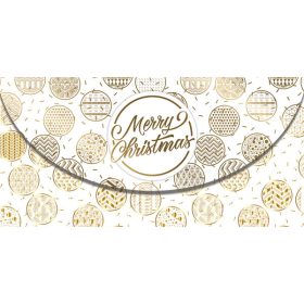 Karácsonyi díszboríték, arany