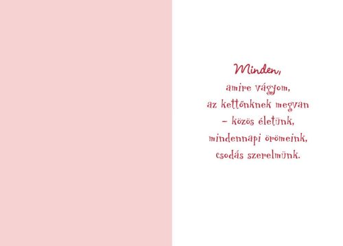 Valentin napi képeslap idézettel, G Cardex