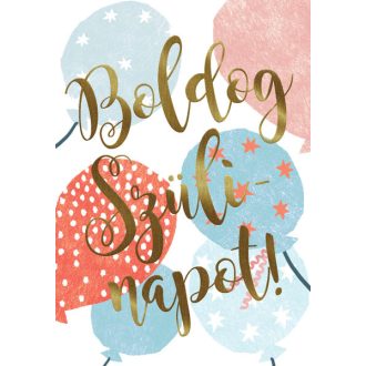 Képeslap, Születésnap lufis, Cardex