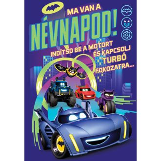 Képeslap, névnap, Batman, Cardex, H árkód