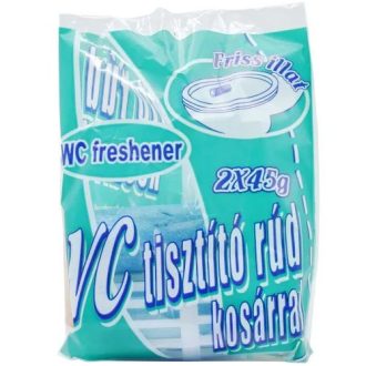 WC tisztító frissítő rúd, kosárral, 2 db, Komplett