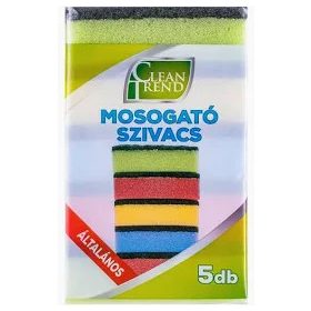 Mosogatószivacs, 5db, Clean Trend