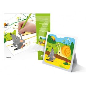 Kifestő, állvánnyal, Rét, 7 lapos 18 x 18 cm