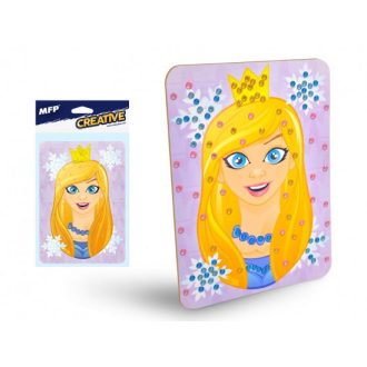 Mozaik szett 14,8x21cm gyöngy Princess