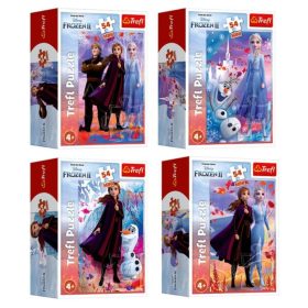   Trefl Jégvarázs 2 - 54 darabos mini puzzle - Anna és Elza világa