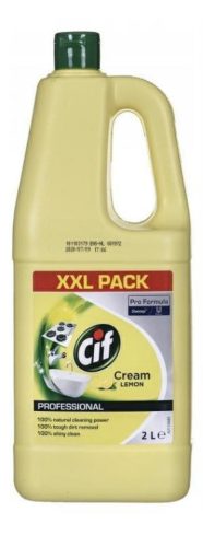 Súrolószer, folyékony, CIF Professional, 2 l, Cream Lemon