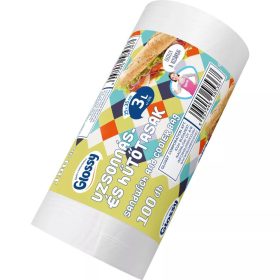 Hűtő- és uzsonnástasak, 100 db, 3 l, Glossy