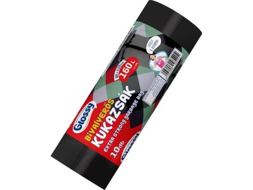 Szemeteszsák,  160 l, 10 db, Glossy