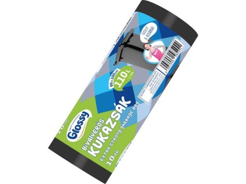 Szemeteszsák, 110 l, 10 db, Glossy