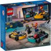 LEGO City Gokartok és versenypilóták