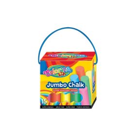 Aszfaltkréta 15db Colorino Jumbo