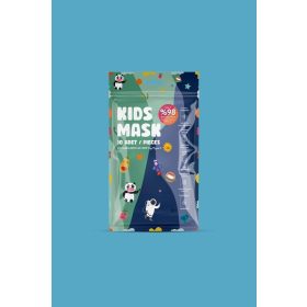 Arcmaszk, visszazárható 3 rétegű,10 db, gyerek