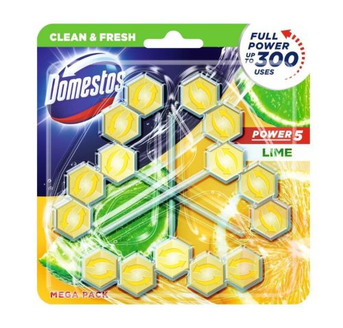Domestos power5 Trió 3x55g Lime