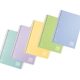 Spirálfüzet BLASETTI One Color Pastel A/5 80g 80lap perforált lyukasztott PP borító kockás