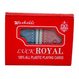 Francia kártya csomag, plasztik dobozban