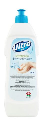 Kézfertőtlenítő, 500 ml, Ultra Sol