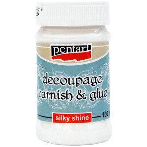 Ragasztólakk, dekupázs/decoupage, selyemfényű, Pentart, 100 ml