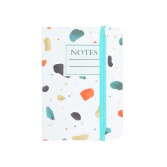 Gumis notesz A7 vonalas, 80lap