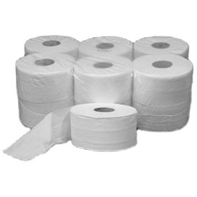 Toalettpapír 88123, 19 cm, 12 db, 100 m, 2 rétegű