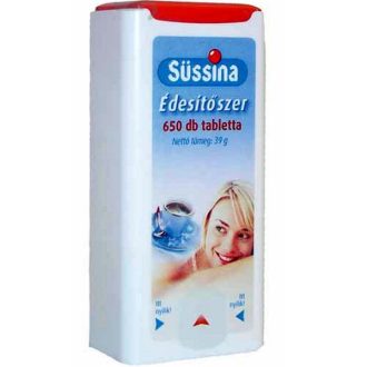 Süssina édesítőszer 650db-os 39g