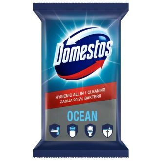 Nedves törlőkendő, 60 db, óceán, DOMESTOS