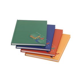   Beíró, A5, kockás, 96 lap, keményfedeles, EDUCA, vegyes színek