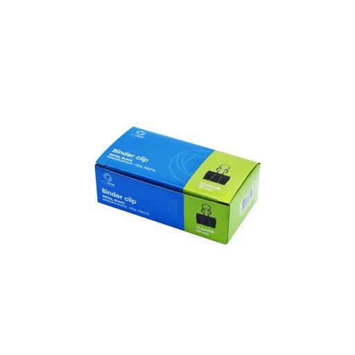 Bindercsipesz, 32 mm, BLUERING, fekete