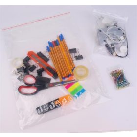   Simítózáras tasak, átlátszó, 12x18 cm, VICTORIA FACILITY