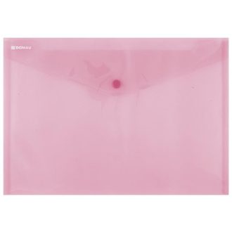 Irattartó tasak, A4, PP, patentos, DONAU, piros