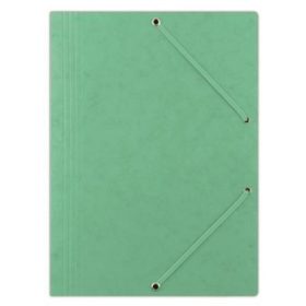 Gumis mappa, prespán, A4, DONAU Premium, zöld