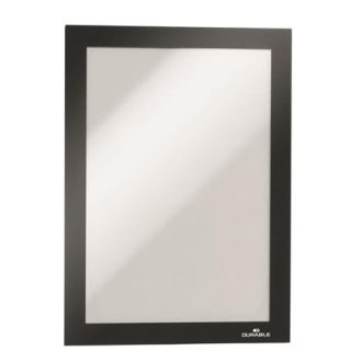   Infokeret, A5, mágneses, DURABLE "DURAFRAME MAGNETIC", fekete 5 darab