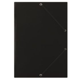 Gumis mappa, karton, A4, DONAU  Standard , fekete