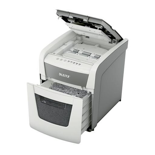 Iratmegsemmisítő, konfetti, 50 lap, LEITZ "IQ AutoFeed SmallOffice 50 P4 Pro"