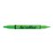 Szövegkiemelő, 1,0/4,0 mm, kétvégű, FLEXOFFICE HL01, zöld