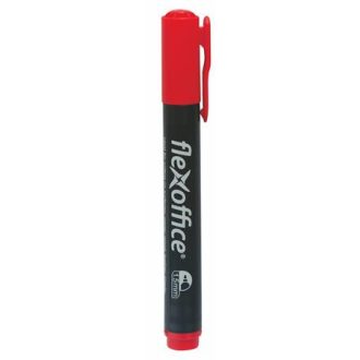 Alkoholos marker, 1,5 mm, kúpos, FLEXOFFICE  PM03 , piros