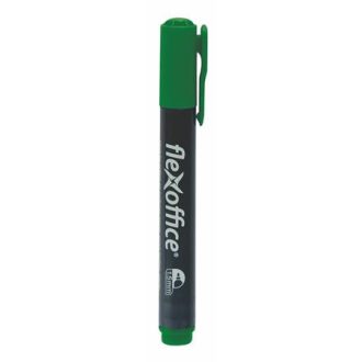 Alkoholos marker, 1,5 mm, kúpos, FLEXOFFICE  PM03 , zöld