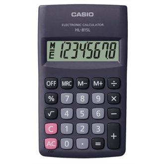 Zsebszámológép, 8 számjegy, CASIO  HL-815