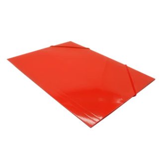   Gumis mappa A4, 300g. karton sarok gumírozással Bluering, piros