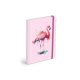 Gumis notesz 13x18cm, 120 lapos, sima FLAMINGÓ