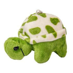 Plüss teknős 10cm kulcstartóval