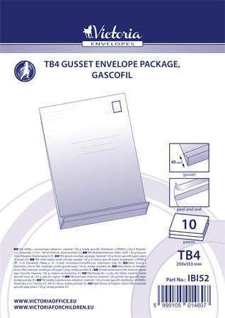 Redős-talpas tasak csomag, TB4, szilikonos, 40 mm talp, VICTORIA PAPER, barna gascofi
