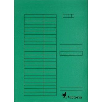 Gyorsfűző, karton, A4, VICTORIA OFFICE, zöld