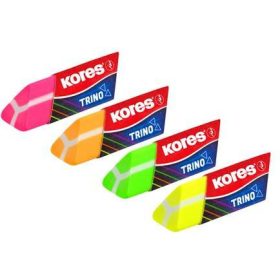 Radír, KORES Trino, vegyes neon színek