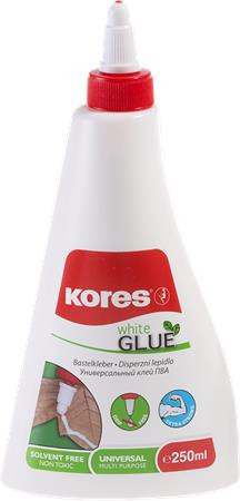 Hobbiragasztó, 250 ml, KORES  White Glue 