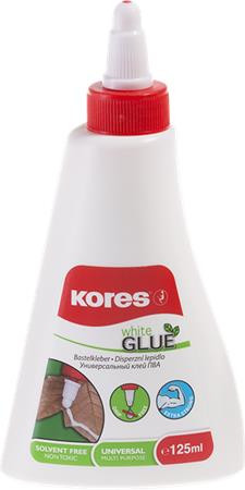 Hobbiragasztó, 125 ml, KORES  White Glue 