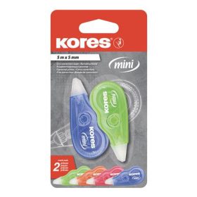 Hibajavító roller, 5 mm x 5 m, KORES Mini, vegyes szín
