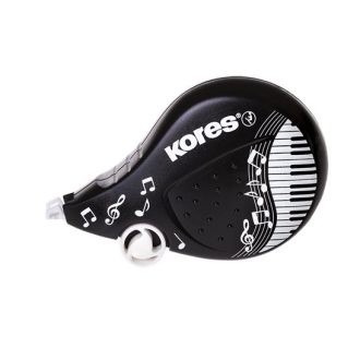   Hibajavító roller, 4,2 mm x 8 m, KORES  Scooter Black&White , vegyes