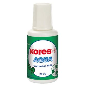 Hibajavító folyadék, vízbázisú, 20 ml, KORES  Aqua 