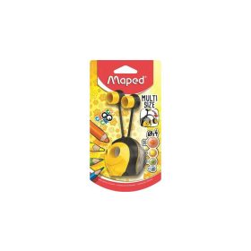 Hegyező, kétlyukú, tartályos, MAPED Croc Croc, méhecske