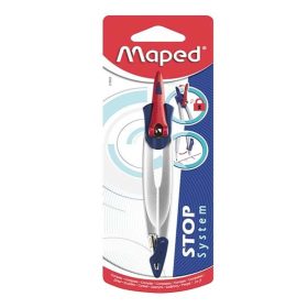   Körző, rögzíthető lábakkal, MAPED Stop System, vegyes színek